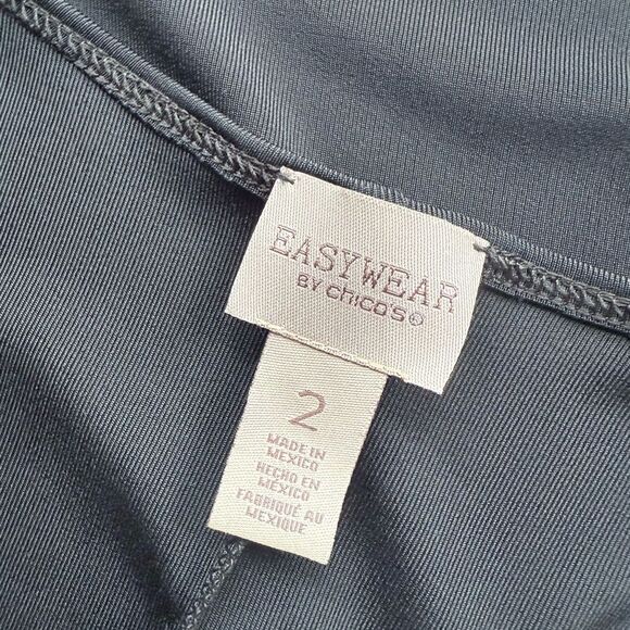 Chico’s Easy Wear Black Jersey Tank Dress Size 2 / US L - Picture 8 of 12